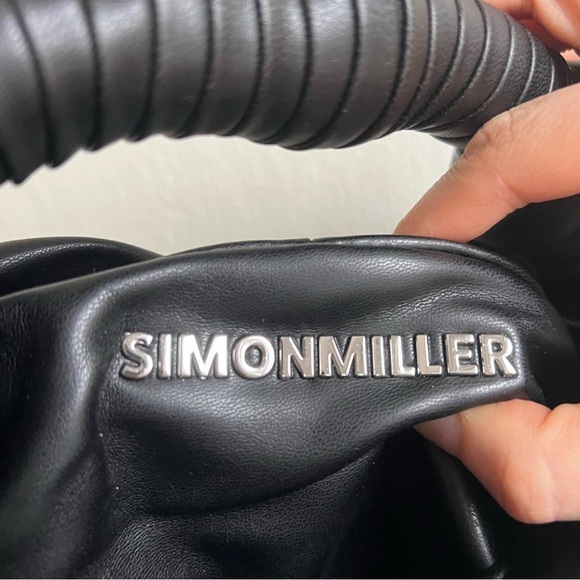 Black Simon Miller Lopsy Bag - Picture 2 of 3